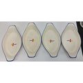 Vintage Appetizer Dish Tulips Flowers Beautiful...