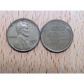 1950s USA 1 Cent Lincoln Wheat Coin