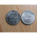1998d USA 5 Cents Jefferson Nickel Coin