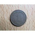 1912e 1 Pfennig Germany Empire Coin