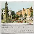 old postcard Market Square, Retford