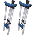 Carex Folding Aluminum under Arm Crutches for A...