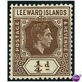 Leeward Islands 1938 SG95 1/4d Brown - Mounted ...