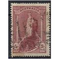 Australia 1938 SG176 5/- Claret Fine Used ..