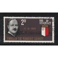 MALTA 1969 BIRTH CENTENARY SAMUT USED