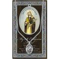 St. Catherine of Siena Medal Necklace with Embo...