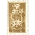 Spanish Guinea 1956 - 15+5c brown - Orchid - un...
