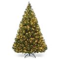 6 Feet Pre-Lit PVC Artificial Carolina Pine Tre...