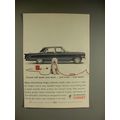 1963 Mercury Comet Car Ad - Will Wash and Wear!