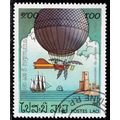 Laos, 1983, 1k Hot Air Balloon, SG 647 (Scott #...