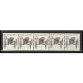 2124 4.9c Buckboard Very Fine MNH Dry Gum PNC 3...