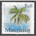 MAURITIUS 8Rs Hurricane Palm used