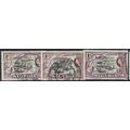 1953 SG 76 - 3 copies - town cancels
