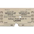U.T.A. Edmondson Ticket - Belfast York Road to ...