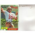 JOE MONTANA ROOKIE 1981 AUTOGRAPHED SAN FRANCIS...