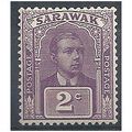 Sarawak 1922 SG63 2c Purple Mounted Mint . .