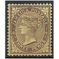 Jamaica 1910 SG47 3d Purple/Yellow Mounted Mint...