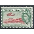 Cayman Islands 1954 SG152 9d Scarlet & Bluish-G...