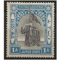 Jaipur (IFS) 1931 SG42 1a Black & Blue Mounted ...