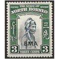 North Borneo 1945 SG322 3c Slate-Blue & Green B...