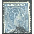 Puerto Rico 1879 - 25c ultramarine - King Alfon...