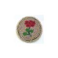 Floral Design Beaded Hair Clip Barrette 5