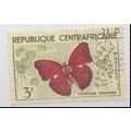 Central African Republic Stamp Scott #7, Used