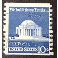 US Stamp #1520 used: 1973 10c Jefferson Memoria...