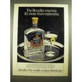 1980 Boodles British Gin Ad - It's More Than Ex...