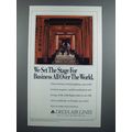 1991 Delta Airlines Ad - We Set The Stage for B...