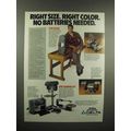 1991 Delta Power Tools Ad - Right Size Right Color