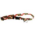 Maryland Flag Cat Collar with Bell