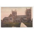 North Side of Wimborne Minster Postcard Dorset ...