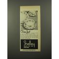 1954 Shelley Vine Leaf China Advertisement