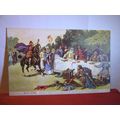 KING HAROLD, BATTLE OF HASTINGS. unused antique...