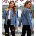 Fashion Versatile Cowboy Coat for Women Heavy I...