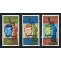 Sharjah Churchill Commemoration 3v 1965 MNH SG#...