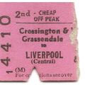B.R.B. Edmondson Ticket - Cressington & Grassen...