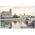 78 - MANTES - notre dame et le pont