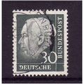 GERMANY 1954 30pf GREEN PRES HEUSS SG 1122a FIN...