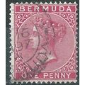 Bermuda 1886 SG24 1d Carmine-Rose Fine Used ....