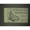 1910 John F. Byers Hoisting Engines Ad - See Them