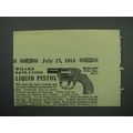 1913 Wizard Repeating Liquid Pistol Toy Ad