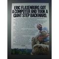 1981 IBM Computers Ad - Eric Flaxenburg Step Backward
