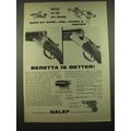 1963 Galef Beretta Shotguns Advertisement