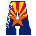 Arizona State Flag Capital A Collage Fridge Magnet