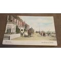 1916 fr Postcard -Horse & Carriage @ Burnham-On...