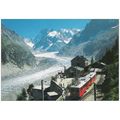 74 - Chamonix - Gare du Montenvers - la mer de ...