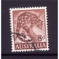 AUSTRALIA 1960 SG 317 8d TIGER CAT FINE USED#2