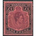 Bermuda 1938 SG121 £1 Purple & Black/Red Mounte...